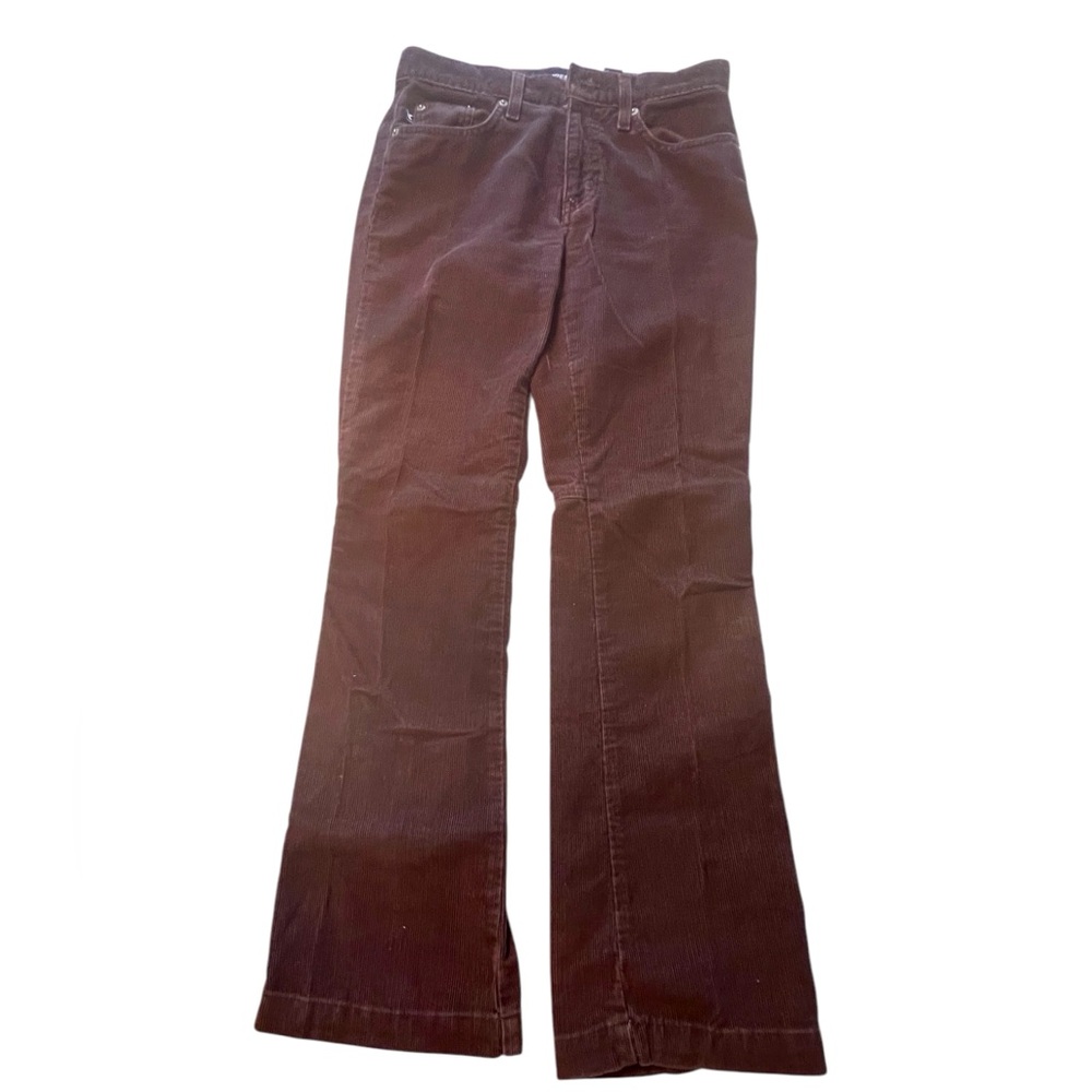 Express low rise flare  Brown corduroy jeans  Size 1/2(28” x 30”)